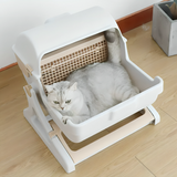 Semi-Automatic Cat Litter Box